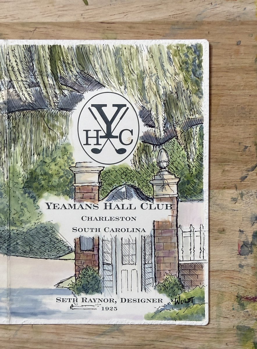 joewoldtart's tweet photo. Yeamans Hall Club https://t.co/qzywK1Aym1