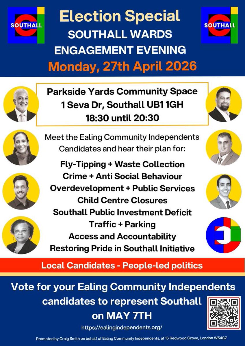 cleansouthall's tweet image. Shared frustrations from residents regarding at the meeting.
▶️ Fly-tipping 
▶️Rat infestations
▶️Parking
▶️ Crime
Receptive listening by the ECI candidates set the blueprint for public meetings moving forward, to overturn the autocratic approach of #Labour in #Southall