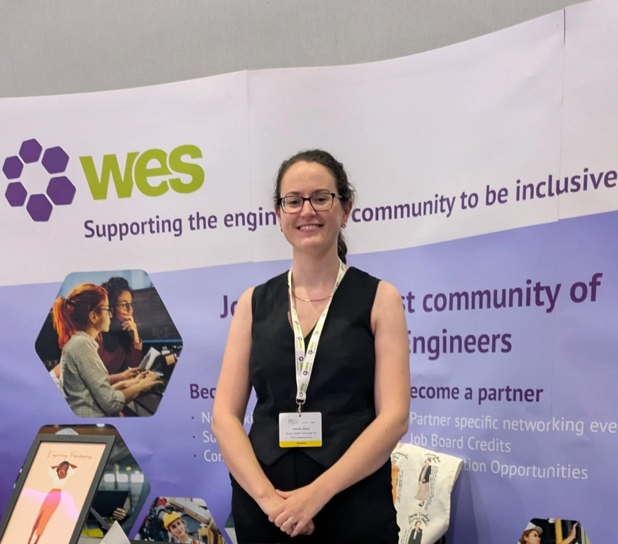 SurreySat's tweet photo. On 17 April, one of our own, Senior Systems Engineer and former WE50 winner Jennifer Barry, stood up at the Women’s Engineering Society Annual Conference to talk about the future. Great to see Jenny representing SSTL in exactly that spirit. https://t.co/MxR3YzBj4a