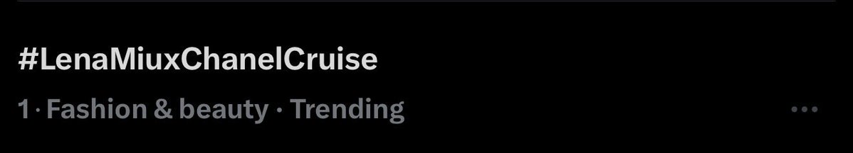 Hawak na ang beat. Wag bitawan. Philippines represent. 🤭

LENAMIU AT CHANEL CRUISE
#LenaMiuxChanelCruise