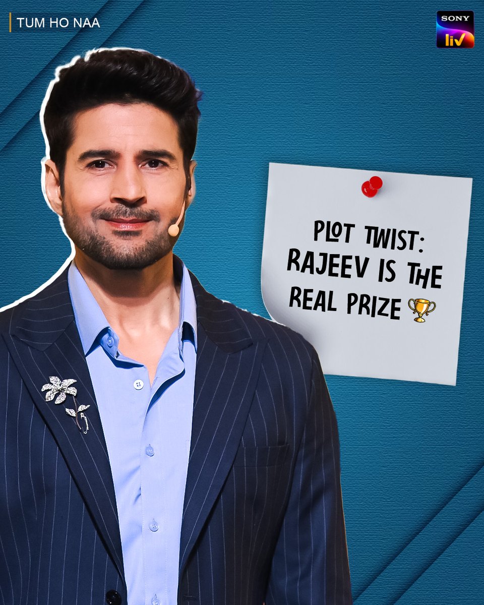 SonyLIV's tweet image. It all begins tonight… 🤩💗

Watch Tum Ho Naa, starting tonight at 9 PM on Sony LIV and Sony Entertainment Television.

[Tum Ho Naa, Game Show, Rajeev Khandelwal]

#TumHoNaa #TumHoNaaOnSonyLIV #GameShow #RajeevKhandelwal #SonyLIV
