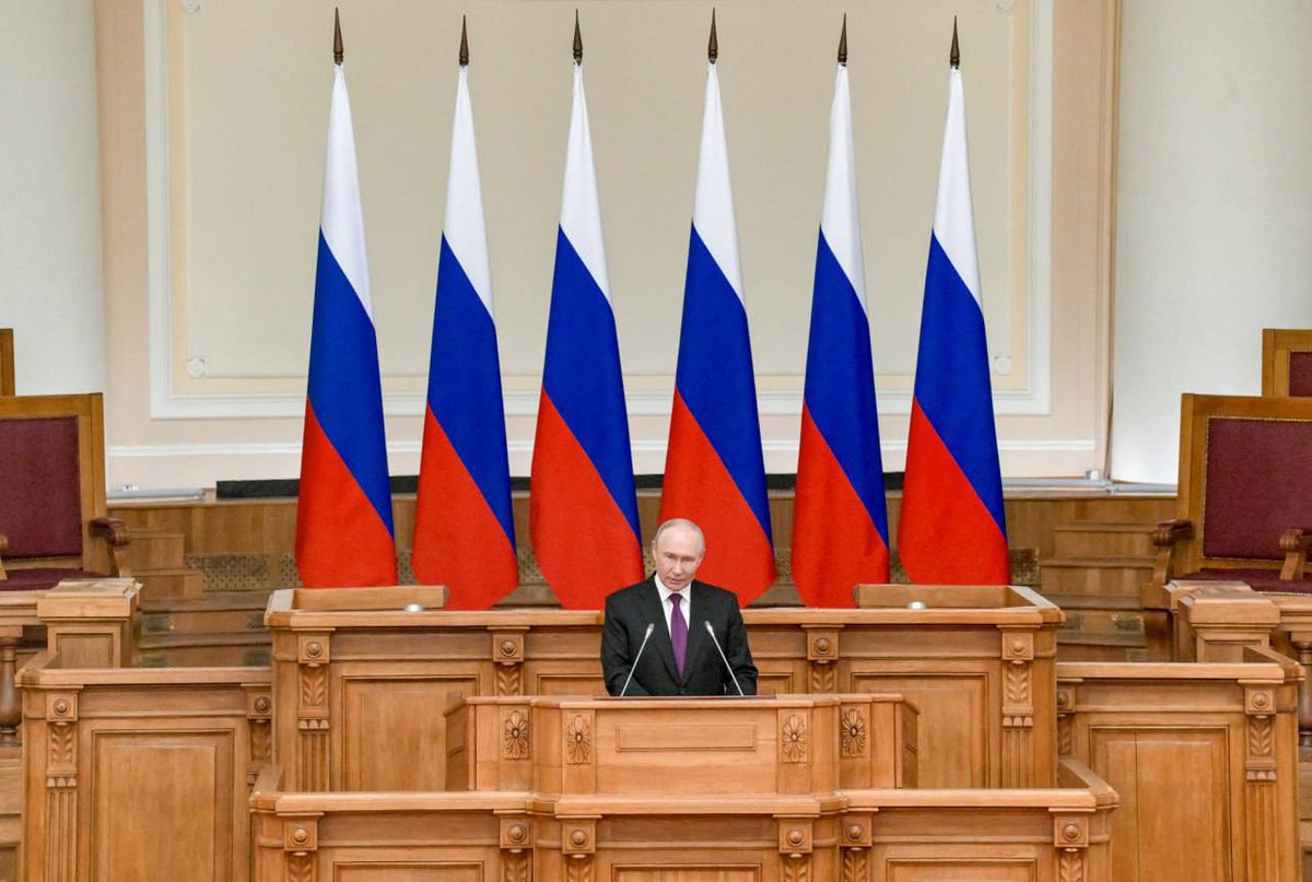 LudmilaVasilg's tweet image. This is the essence and the historical principle of a sovereignty-centred outlook. It is where our strength lies. Without it, Russia cannot exist”, -

the President said at the Council of Legislators

#Euronews #Times #BuzzFeedNews #Economist #Thehill #FoxNews #dwnews #MyślPolska