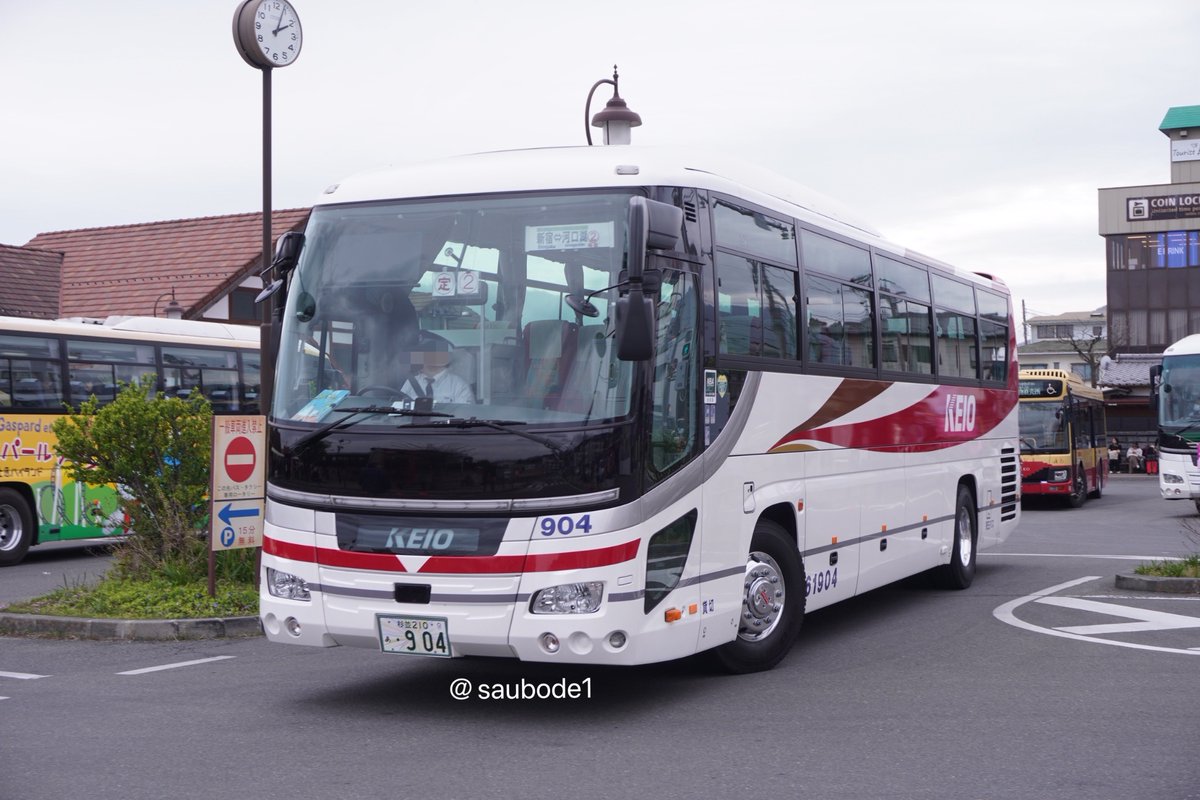 京王バス K61904 京王高速バス 新宿↔︎河口湖 2号車 京王バスの貸切車