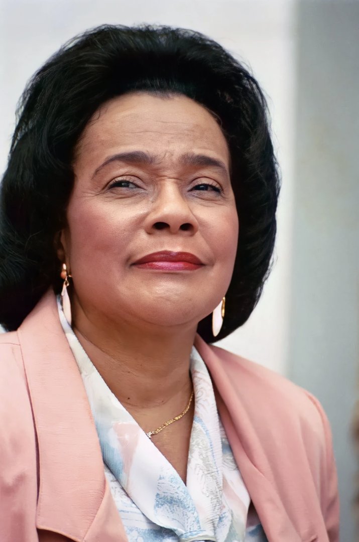 BerniceKing's tweet image. Thank you to everyone who honored my mother, Coretta Scott King, on what would have been her 99th birthday yesterday.

Your love, reflection, and remembrance mean so much as we continue lifting up her extraordinary life and legacy.

Please stay tuned as we prepare for King100,