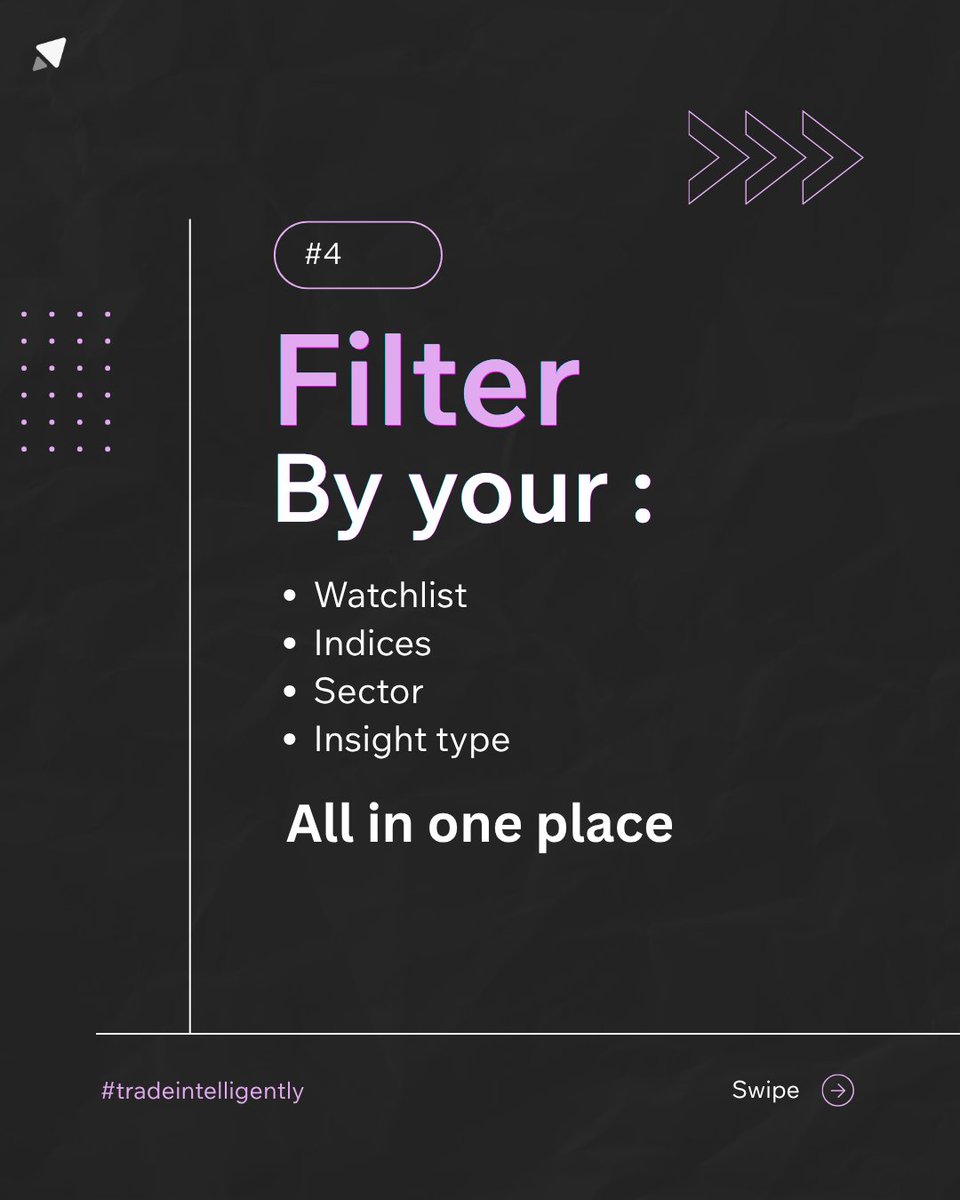 tradomateOne's tweet image. Your next trade idea shouldn't take 10 tabs to find. One Page is all you need - Insights page on Tradomate.

Part - 1

#tradomate #Insights #breakout #momentum #reversal #trading #stocks #NSE #Nifty