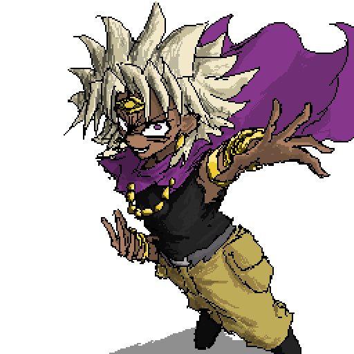 modoca_c113's tweet photo. 闇マリク
#遊戯王 #ドット絵 https://t.co/7xEuAUenBA