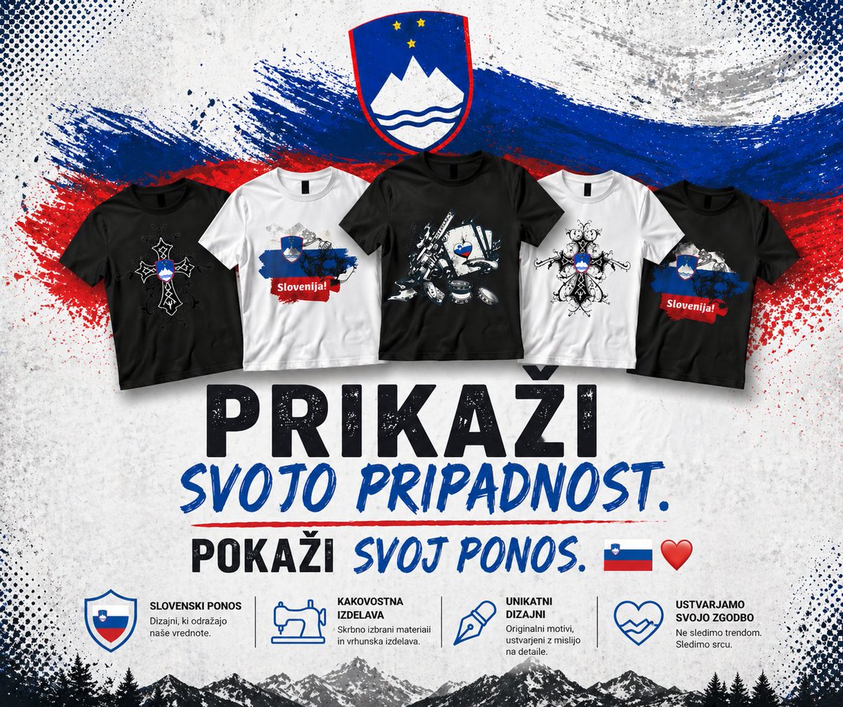 altright_si's tweet photo. Prikaži svojo pripadnost. Pokaži svoj ponos.🇸🇮

👉🏻 https://t.co/yyF9d59c3r https://t.co/Q34i4EW0GJ