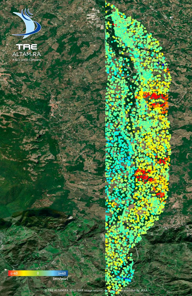 TRE_ALTAMIRA's tweet image. ⚠️Relying on visible cues for #riskmitigation is reactive and costly.
🛰️#InSAR lets you "see the unseen," detecting sub-centimeter ground and structural shifts before they become crises.
🤝Contact us to learn more about our solutions: site.tre-altamira.com/contact/