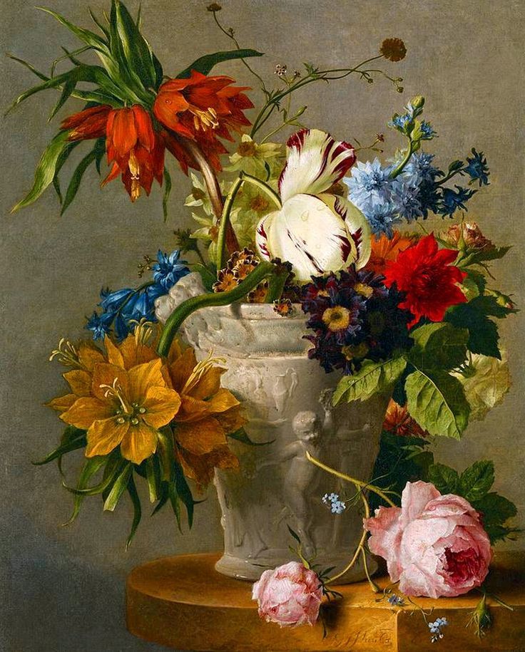 angelicaio81153's tweet image. Great classic masters 

Still Life with Flowers 

Georgius Jacobus Johannes van Os ( 1782 - 1861 ) , Dutch master artist . 
Still Life flowers . He also painted porcelain #artwork #oilpainting #composition