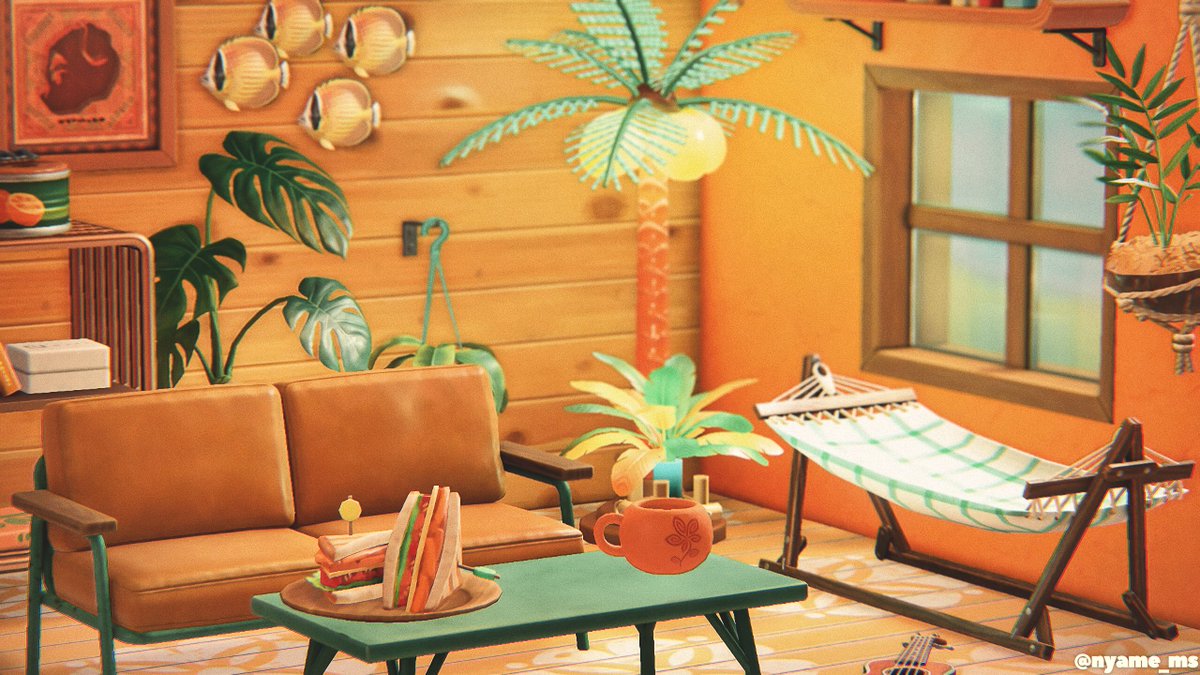 nyame_ms's tweet image. 🌴🥪🐠
#あつ森
#ACNH