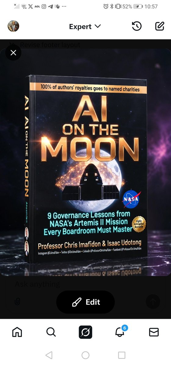 ChrisImafidon's tweet photo. AI is the best misunderstood concept in any generation, it really mean Achieving Impossibilities, it more than codes, platforms, ChatGPT, LLM,... #ai #ArtificialIntelligence #AchievingImpossibilities #ChatGPT #LLM @EIEprogramme https://t.co/d6lrWndRFl