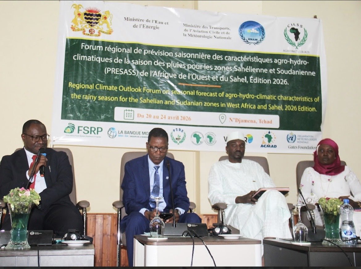 OuedraogoRa4lx's tweet image. @GwpWaf In N’Djamena, the PRESASS 2026 forum highlights a contrasted rainy season in West Africa and the Sahel.
A call to strengthen resilience and regional cooperation.
#PRESASS2026 #Climate #Water #Sahel #IWRM #Resilience