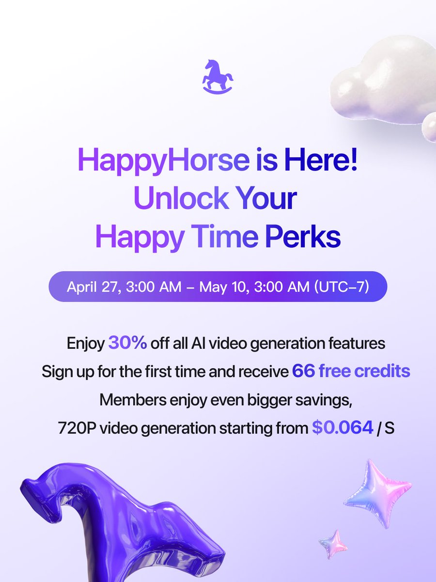 HappyHorse tweet media