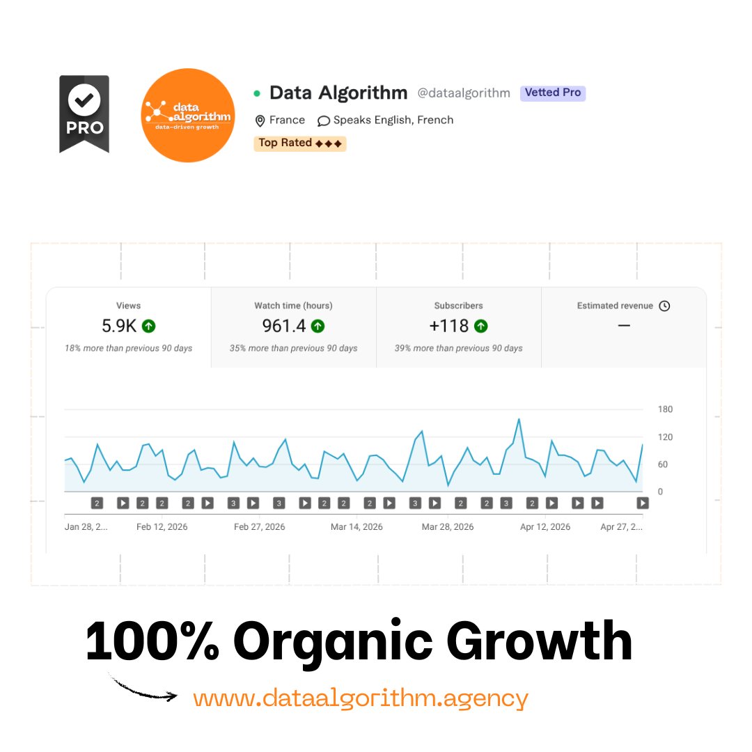 dataalgorithm's tweet image. If you’re not using data to guide your actions, you’re falling behind.

📍📊📈🚀 dataalgorithm.agency
📍📊📈🚀 fiverr.com/dataalgorithm 

Start building systems that grow your business—consistently.

#DataDrivenGrowth #DataDrivenMarketing #BusinessGrowth #DataAnalysis