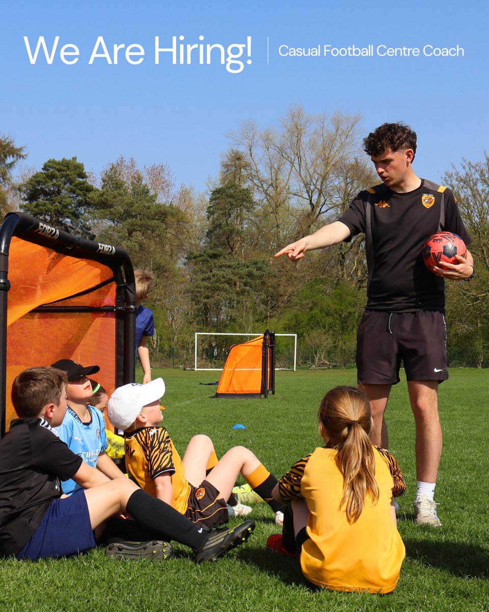 tigerstrust's tweet photo. The Tigers Trust are looking to recruit enthusiastic people with a passion for coaching, to help young children develop their fundamental football skills through coaching sessions and small sided games. ⚽

➡️ https://t.co/WjrACt4bNE

#hcafc https://t.co/bAShYhieQK