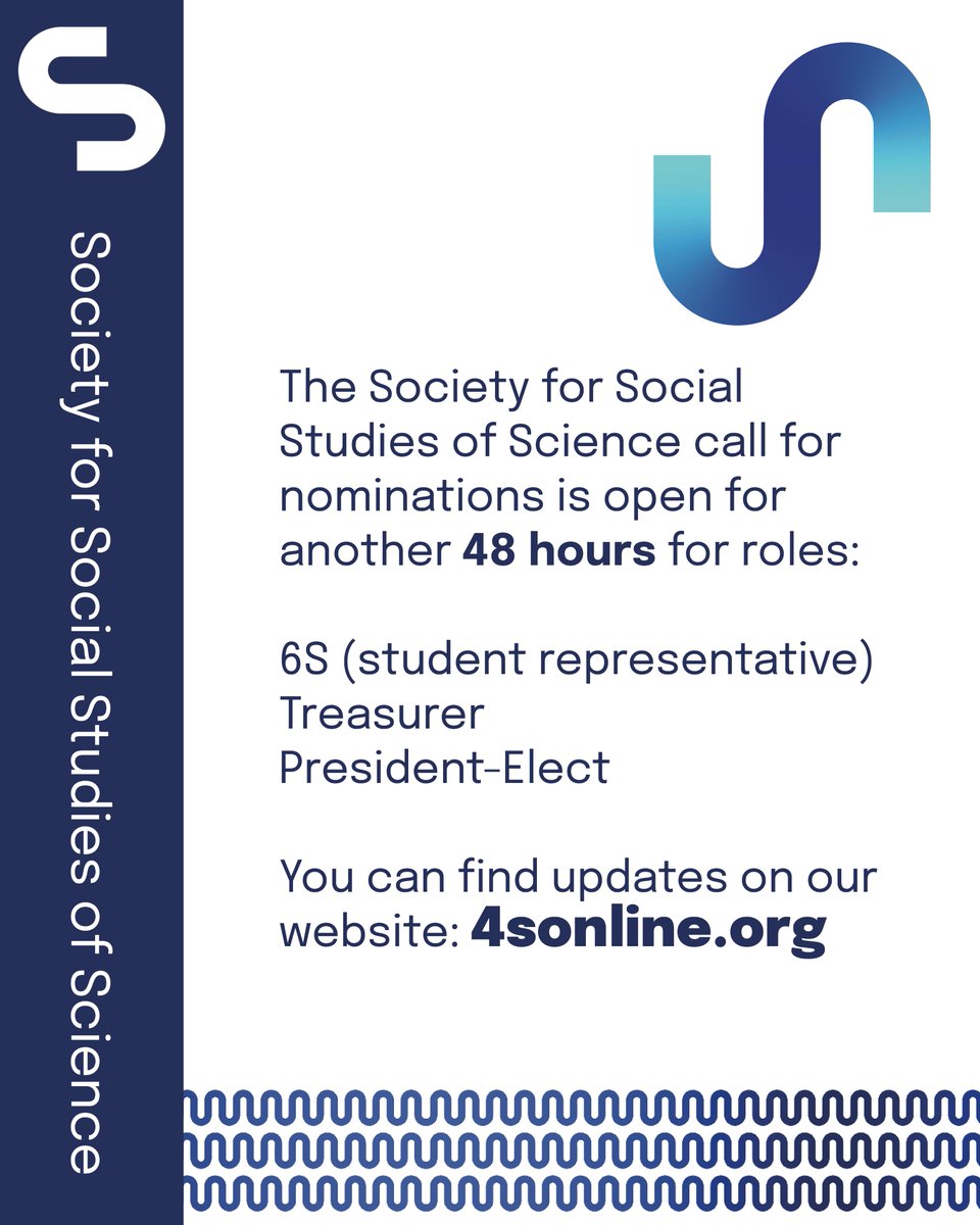 The Society for Social Studies of Science tweet media