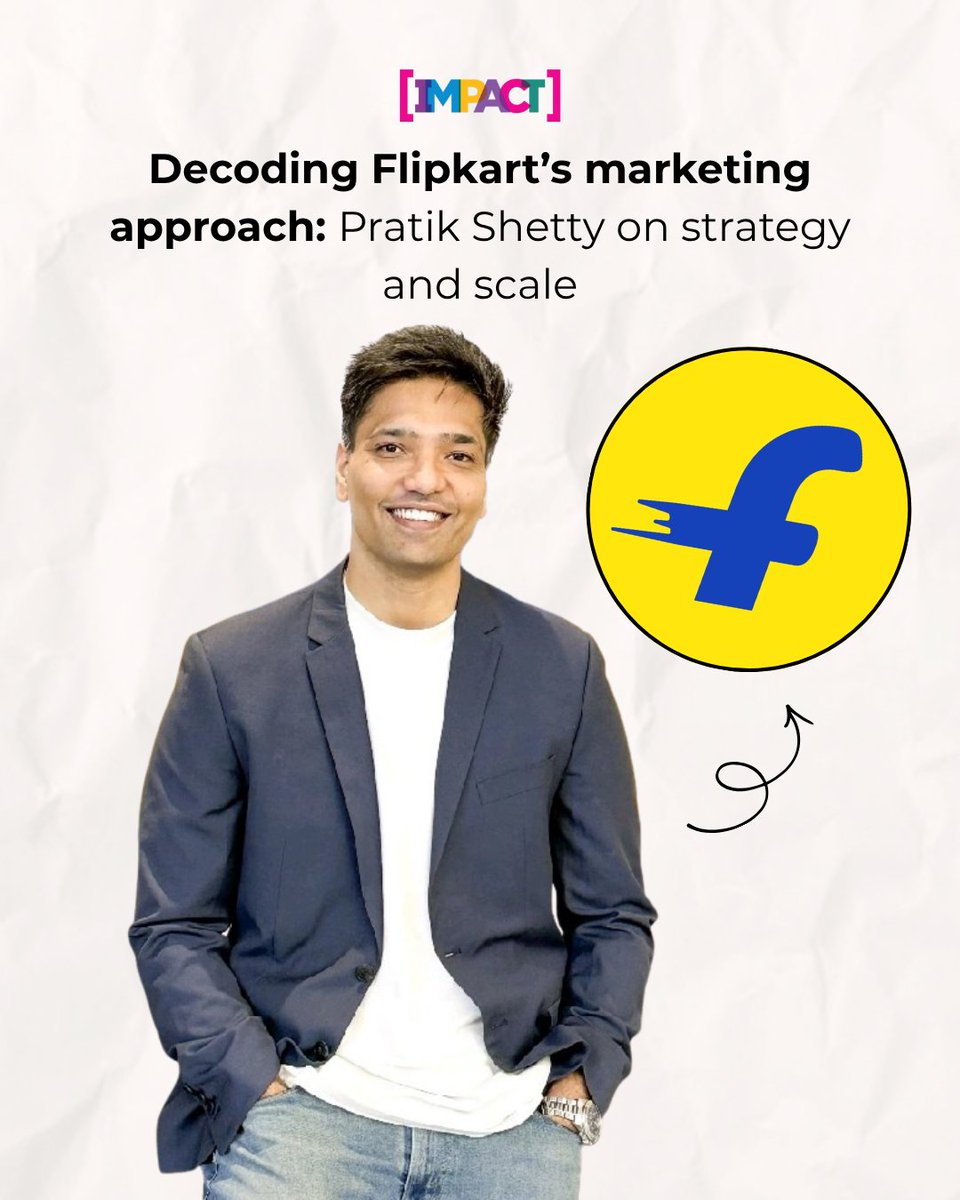 IMPACT_onnet's tweet image. In conversation with IMPACT, Pratik Shetty, VP, Growth &amp;amp; Marketing explains how Flipkart is building differentiation through cohort-led planning and a calibrated media mix.

Read more on - impactonnet.com/impact-stories…

#Flipkart #MediaMix #MarketingStrategy #MediaPlanning