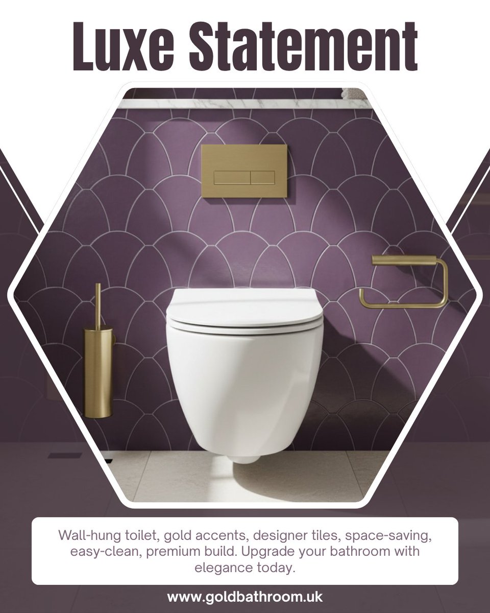 GoldBathroom's tweet image. Turn your bathroom into a premium retreat with elegant tiles, gold accents, and modern comfort.
#GoldBathroom #LuxuryBathroom #BathroomInspo #BathroomDesign #WallHungToilet #GoldAccents #DesignerTiles #BathroomUpgrade #ModernBathroom #HomeDecor #InteriorInspo #BathroomGoals
