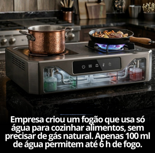 Uma startup indiana desenvolveu um fogão que utiliza água para gerar combustível por meio de eletrólise, eliminando o uso de gás e reduzindo impactos ambientais. Com apenas 100 ml de água, o equipamento produz hidrogênio para até seis horas de uso contínuo, liberando apenas vapor