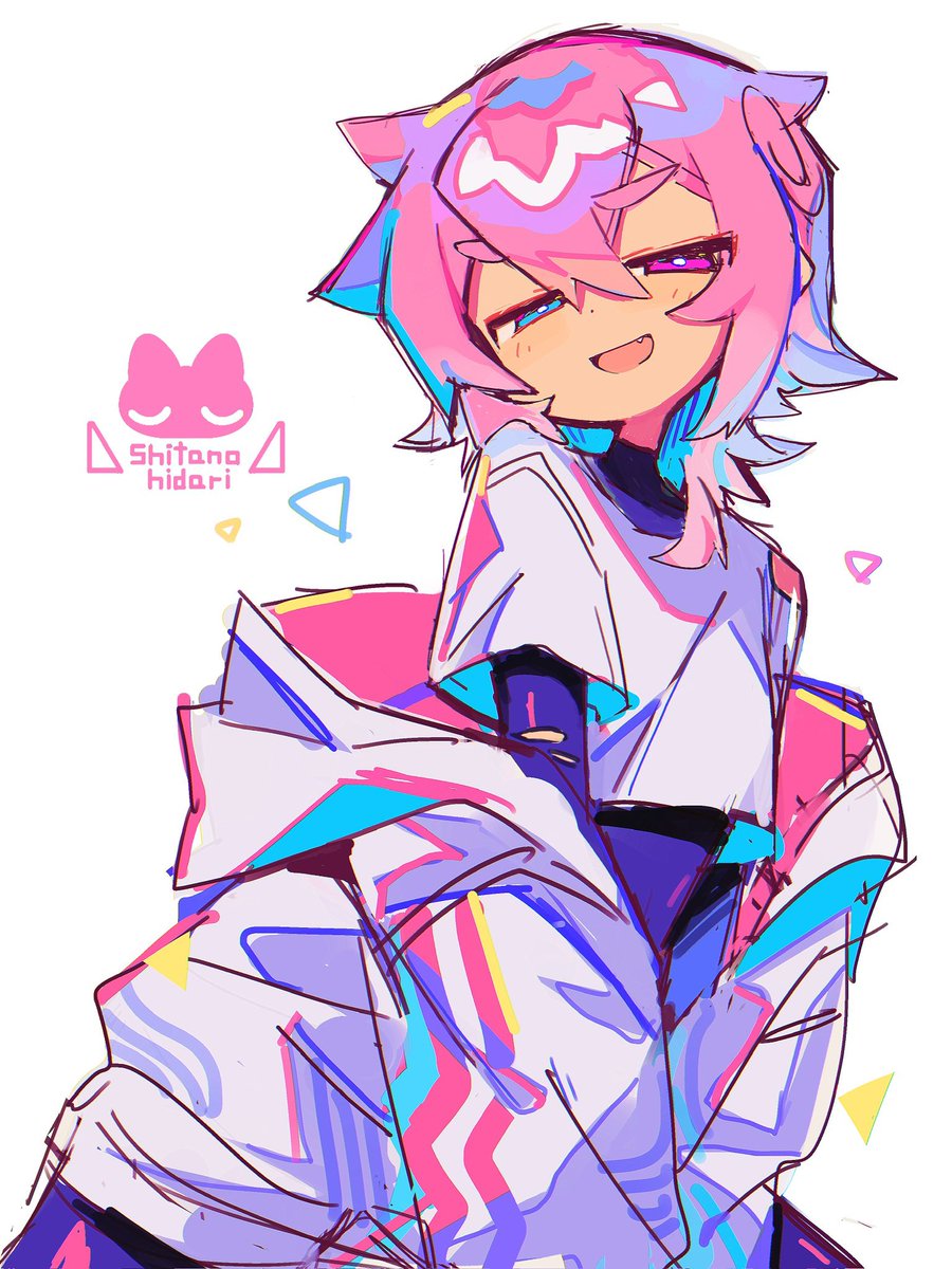 したのひだり tweet media