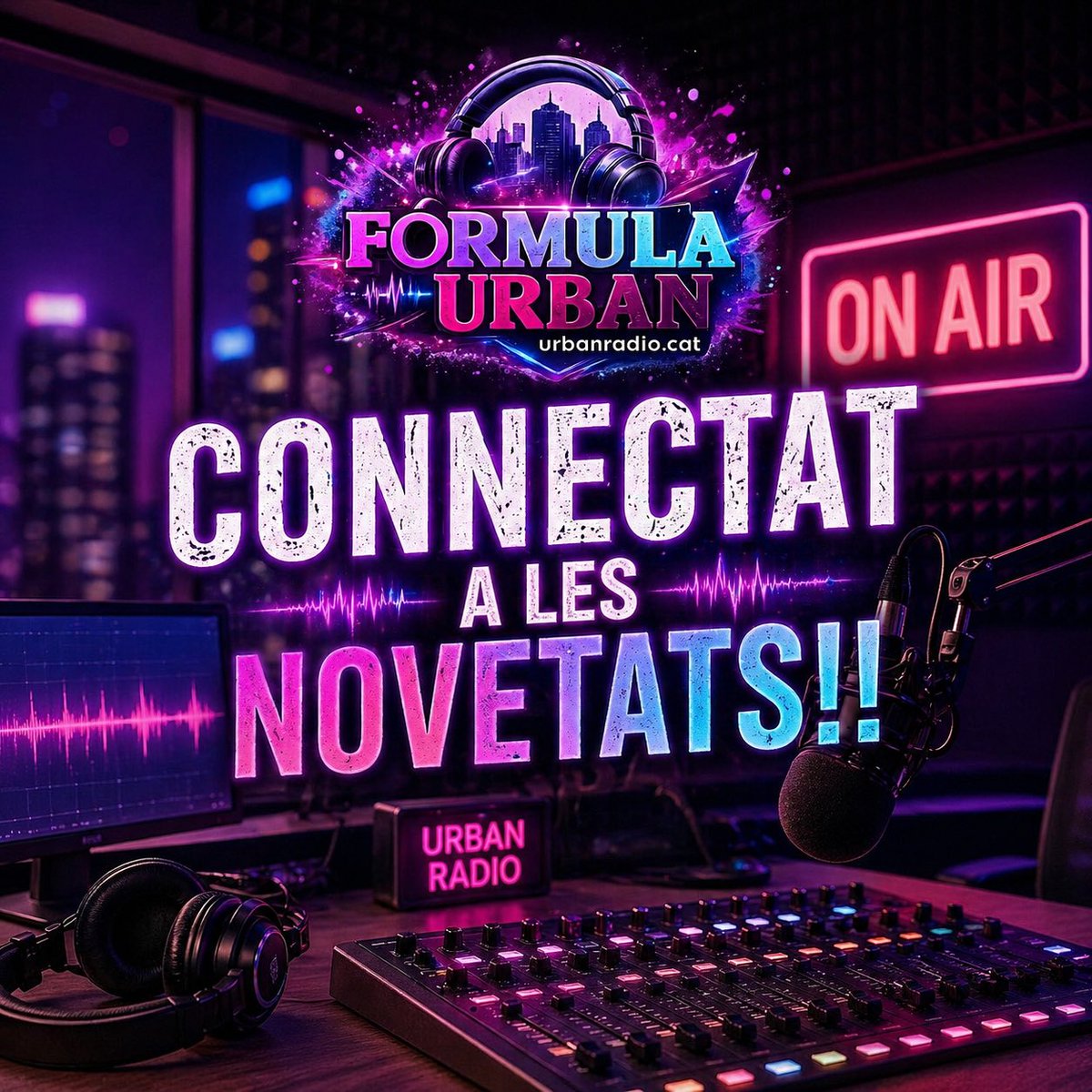 urb_radio's tweet photo. 🚨 CONNECTAT A LES NOVETATS!! 🚨

A Fórmula Urban no parem… arriben nous ritmes, noves vibes i tota l’actualitat musical que marcarà tendència. 🎧🔥
📻 Sempre connectats amb tu.
🌐 https://t.co/BXQqSdZiFa
#FormulaUrban #UrbanRadio #Novetats #RadioCatalunya Hits #Barcelona https://t.co/Dm4fFz0ih4