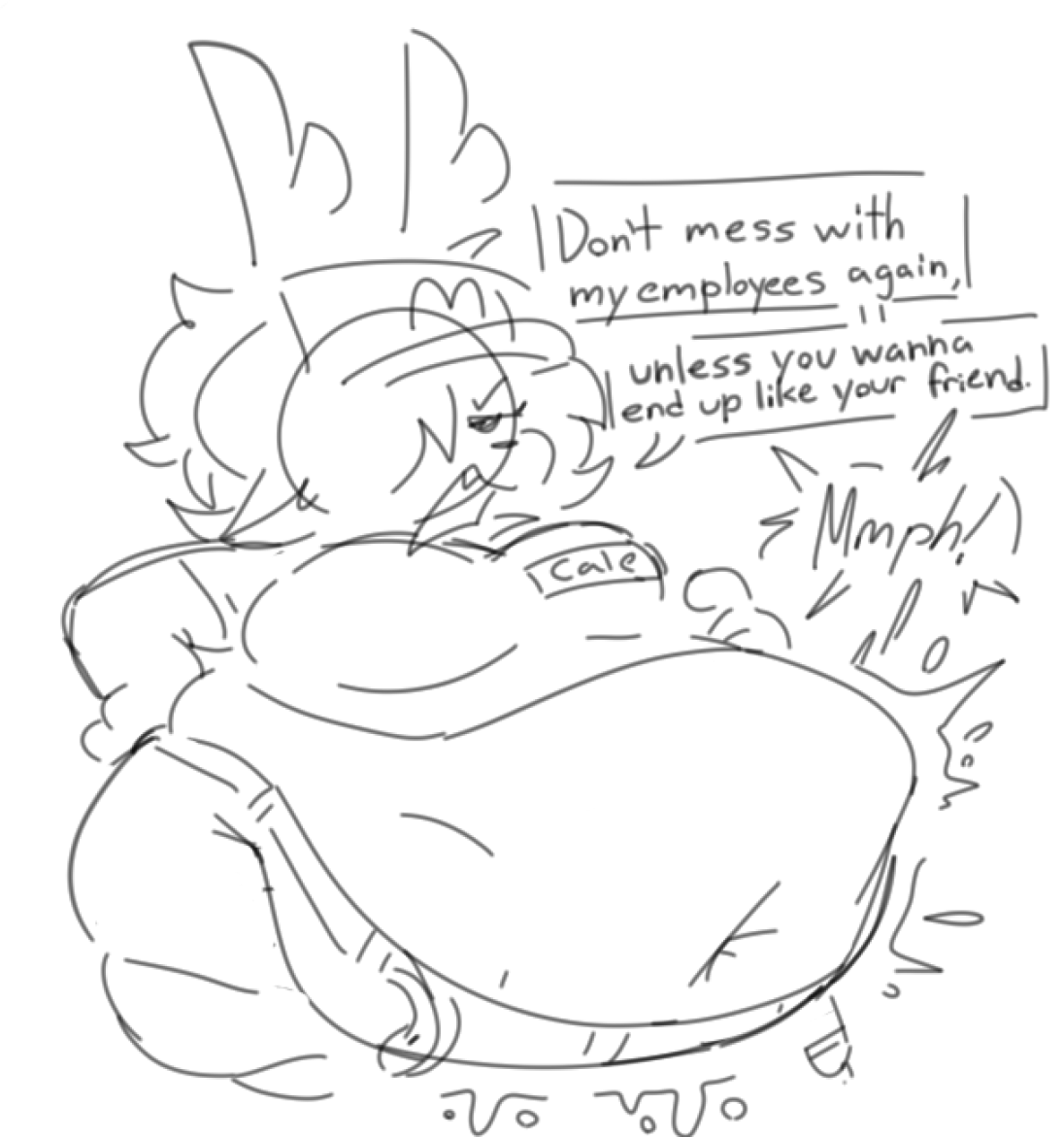 FatDeerLady's tweet photo. #vore doodle https://t.co/Dzt3EPIJKN