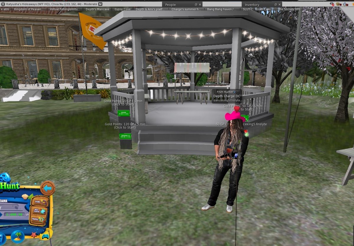 Danny24814727's tweet image. At Katy 2 Red Fishing today! Pink Tuesday see a CLO to be verified for a reward  #FishHunt, #SecondLife, #Society, maps.secondlife.com/secondlife/Cho…