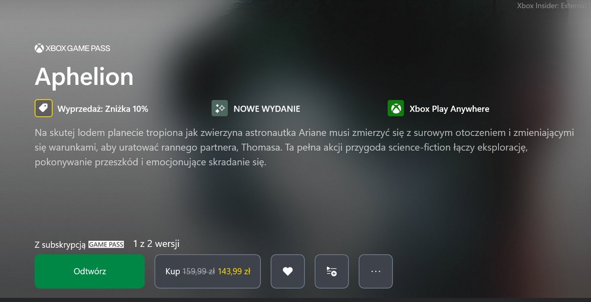 RetroNukleon's tweet image. #Aphelion wjechało premierowo do #XboxGamePass. Gra zainstalowana i zaczynam zabawę.