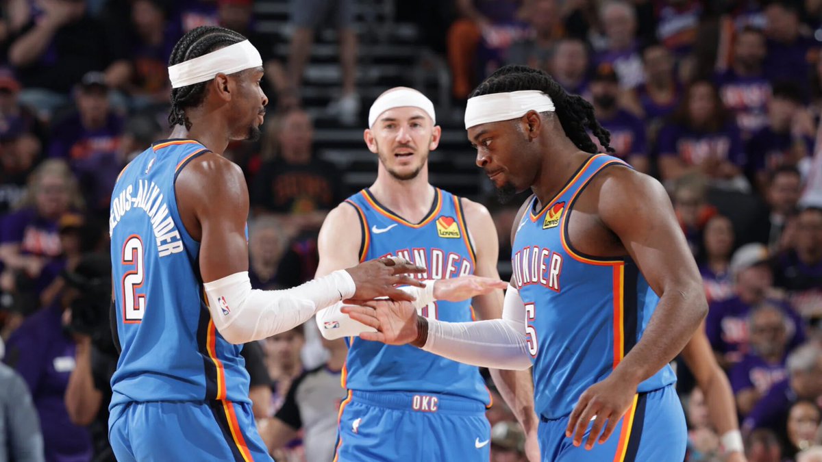Can't make this is up:

GM
🔵Sam Presti (Scorpio)
Thunder GM, was ahead of his game. He understood the synergy analytics and ran with it. Each of these acquisitions were all compatible to their best player, SGA.

Now SGA has an MVP award under his belt, and is running for another