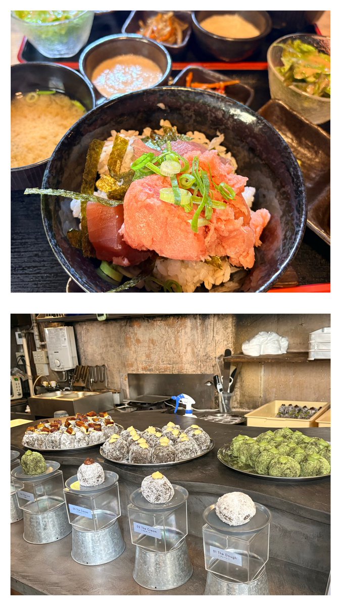 ryubi_ryubi0122's tweet image. 今日は🍁県りゅびーずマミちゃん（@___m0927m ）とおデート♡
マグロ丼と生ドーナツ美味しかった🤤
りゅびちゃん堪能して楽しかったよー。
マミちゃんありがとうございました🥰
#宮世琉弥