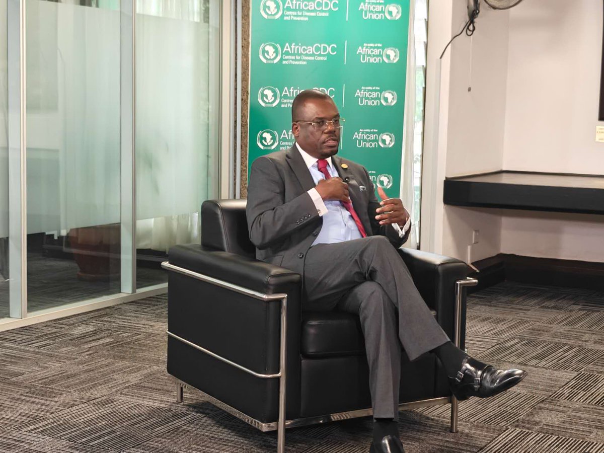 <a href="/AfricaCDC/">Africa CDC</a> Director General <a href="/Dr_JeanKaseya/">Dr Jean Kaseya</a>  told CGTN in an #exclusive interview that the regional body is organizing a meeting with all African ministers and the US government to discuss data-sharing in the controversial US health agreements. Nearly 20 African countries have