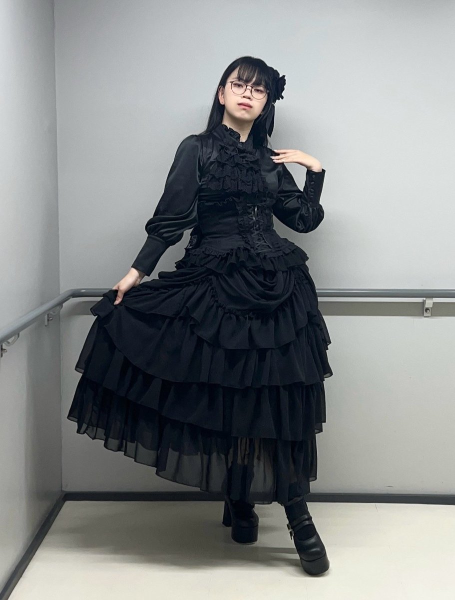 🌟再販ご予約受付中🌟 【ATELIER PIERROT】 バッスルスカート ロング