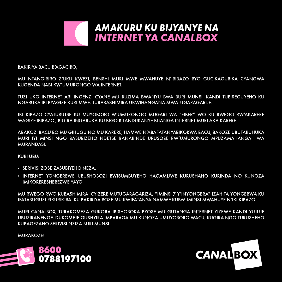 Canalbox Rwanda tweet media