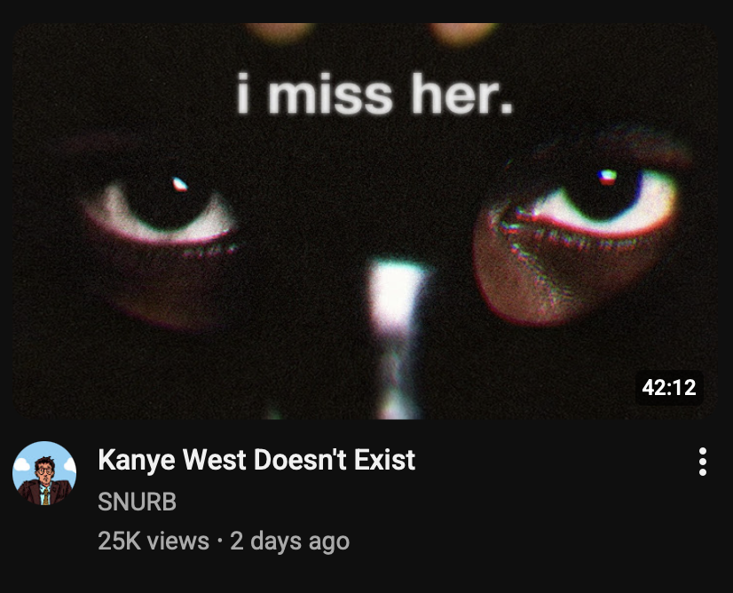 yeunrlsd's tweet photo. Yeah because his name is Ye https://t.co/02wJ5lXMXz