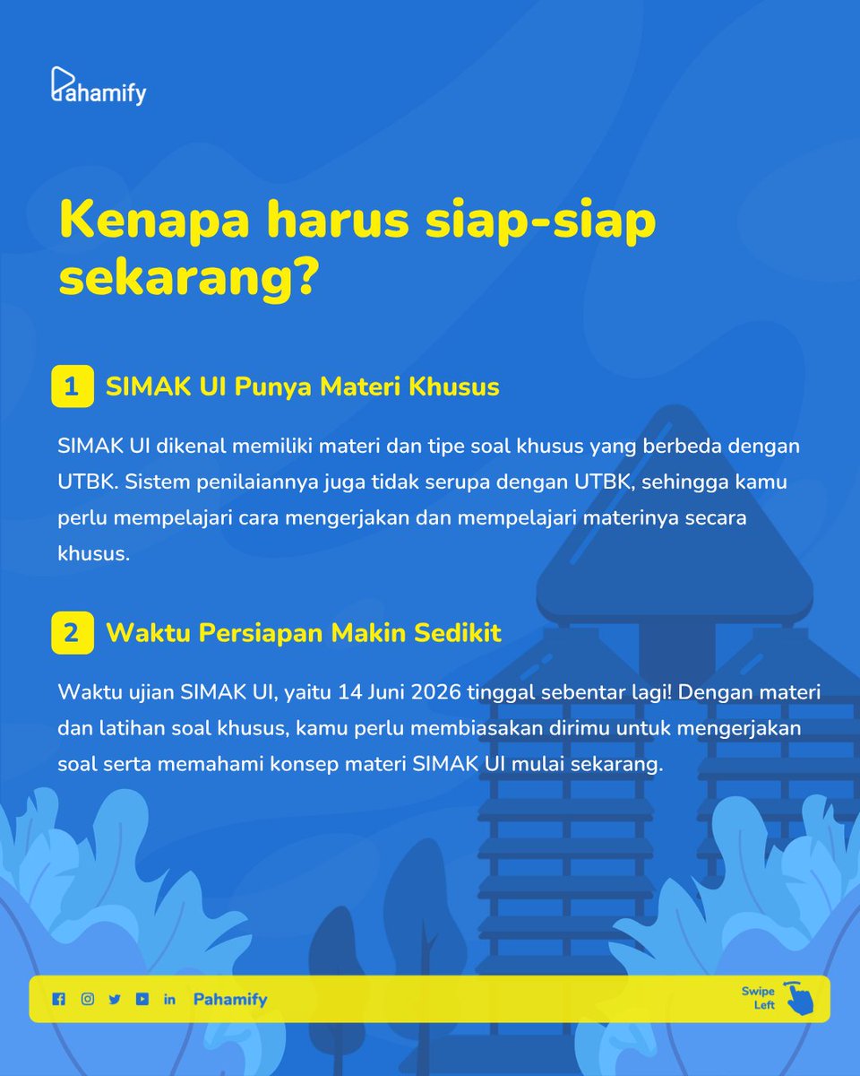 Pahamify | TO + Live Class UTBK & Ujian Mandiri tweet media