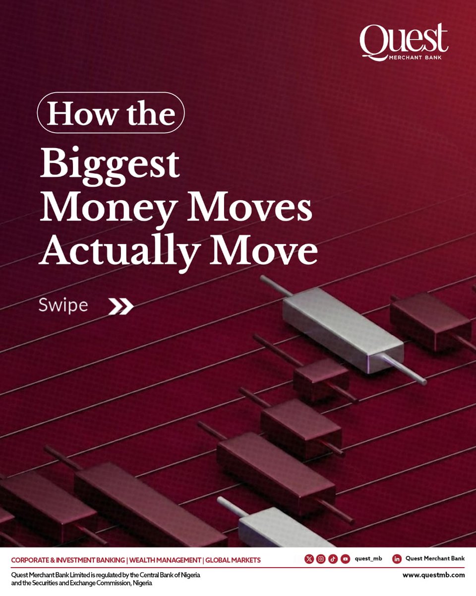 Quest_MB's tweet photo. Where does the capital for the biggest opportunities come from? The capital markets.

Knowing how to navigate them is the difference between a good raise and a great one.

Swipe through for a simple breakdown.

#QuestMB 
#CorporateAndInvestmentBanking #WealthManagement https://t.co/JpeuQTLFQ7