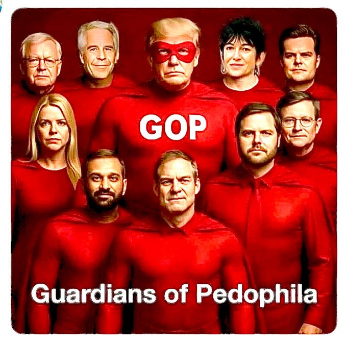 TheGr8Illusion's tweet image. RepubliKKKans are the Gang of Pedophiles!

If you support Pedophile Rapist Donald tRump &amp;amp; other Pedophiles, you are a Pedophile!

#TrumpPedoFiles #TrumpEpsteinCoverup #ReleaseTheEpsteinFiles #EpsteinClientList #EpsteinFiles #EpsteinTrump #TrumpEpsteinPedoFiles #PedoPresident