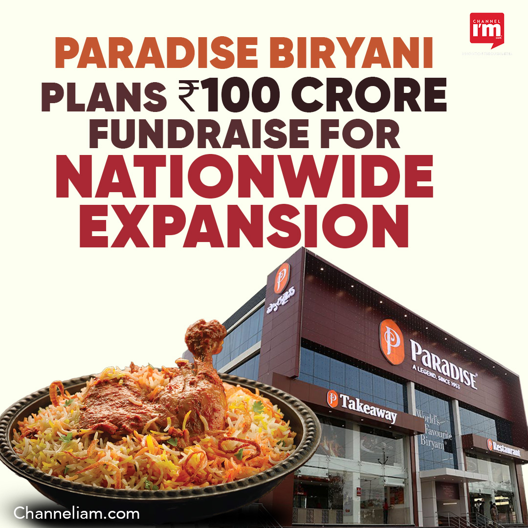Channeliam's tweet image. Paradise Biryani plans a ₹100 crore fundraise to accelerate expansion across India, aiming to open 100 new outlets in key cities and strengthen its national presence.

𝒇𝒐𝒓 𝒎𝒐𝒓𝒆 𝒅𝒆𝒕𝒂𝒊𝒍𝒔

en.channeliam.com/2026/04/28/par…

#ParadiseBiryani #FoodBusiness #StartupIndia