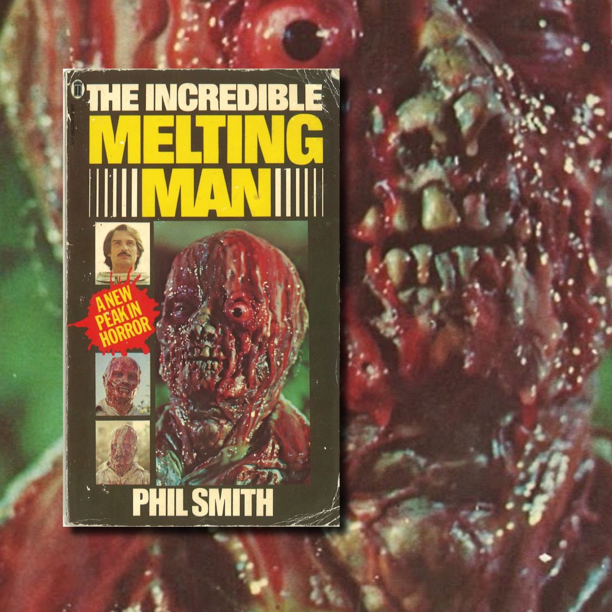 HorrorPaperback's tweet image. The 1978 New English Library edition of The Incredible Melting Man by Phil Smith. Adapted from the 1977 film, written and directed by William Sachs.

#horror #horrorart #horrorcommunity #horrorfam