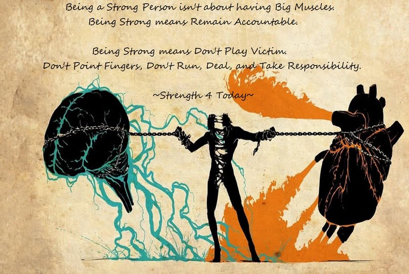 Strengthfor2day's tweet image. Being A #Strong Person
Isn't About Having Big Muscles.
Being Strong Means Remain #Accountable.
Being Strong Means Don't Play #Victim.
Don't Point Fingers, Don't #Run,
#Deal And Take #Responsibility.

#PointFinger #RecoveryPosse #Strengthfor2day