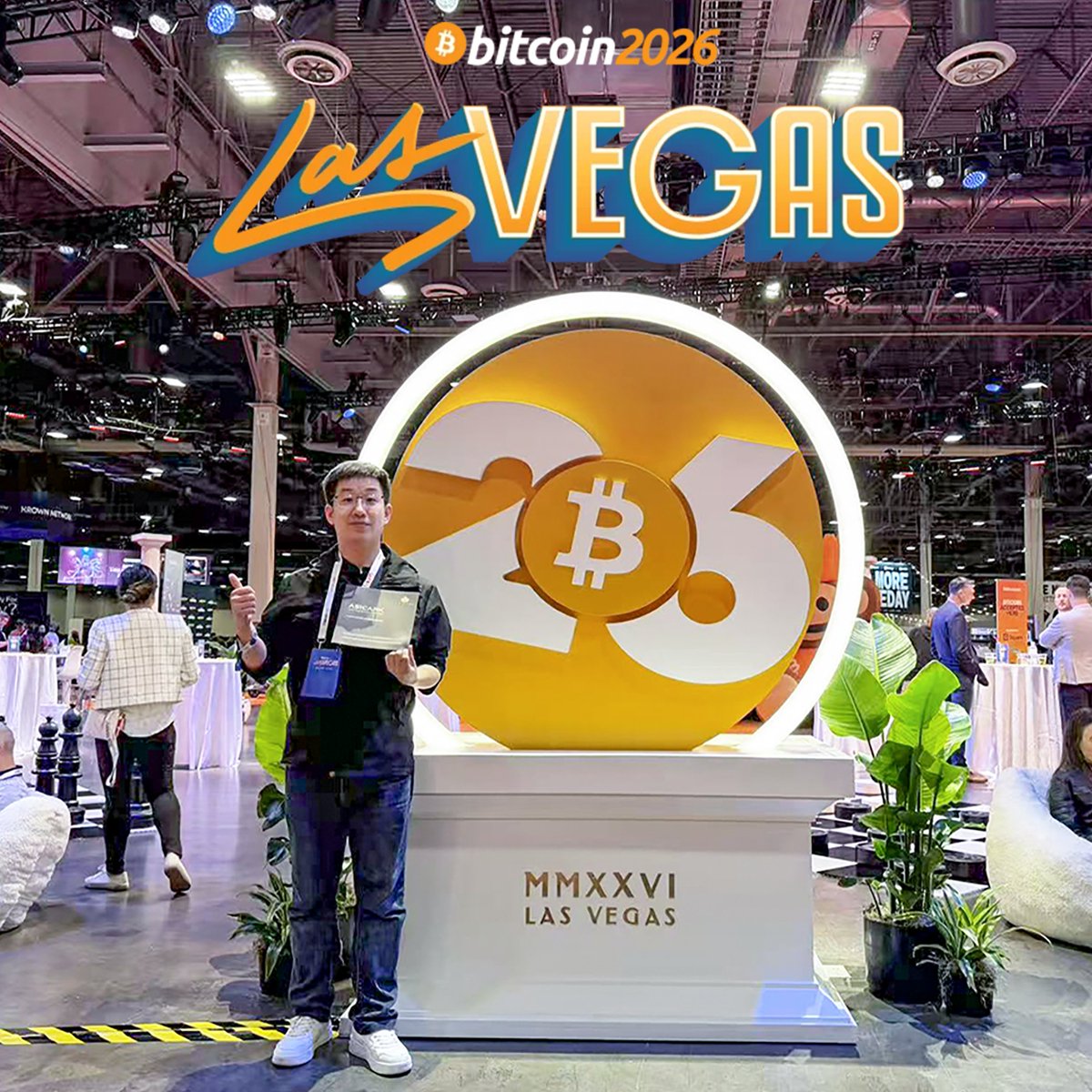 asic_ark's tweet photo. 🌟 AsicArk at Bitcoin 2026 🌟
Our founder, Edward, is attending the Bitcoin 2026 Annual Conference! 🎉
We’re excited to reconnect with customers, catch up, and share new opportunities.
Contact us to get exclusive machine deals during the exhibition!
#AsicArk #Bitcoin2026 https://t.co/Iq4QhxvtSz