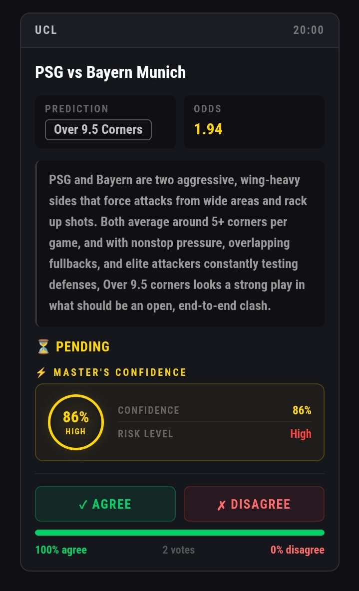 THEMASTERSPRED tweet media