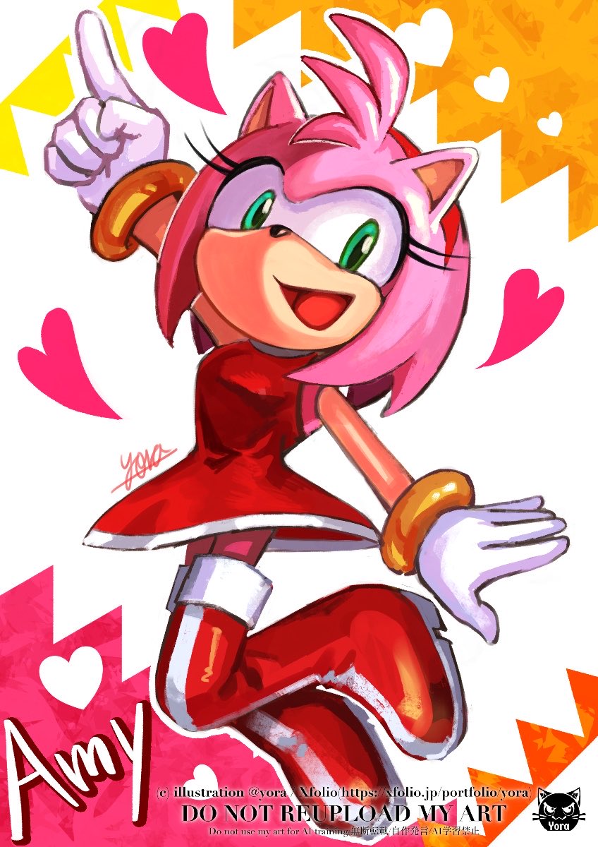 yora_illust's tweet image. エミー
#fanart #二次創作 #sonicthehedgehog