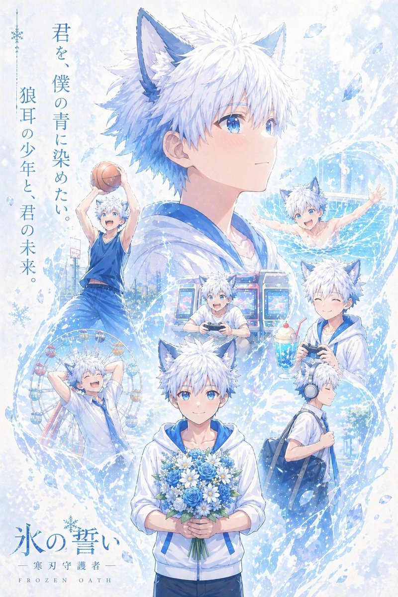 taki_boys's tweet photo. ケモ耳男子と君の、青春ストーリー。🐾💙
A youth story of you and the Kemonomimi boy. 🐾💙

どっちのイラストの雰囲気が好き？よかったらコメントやアンケートで教えてね👇😊

#AIart #AIイラスト https://t.co/yXWVJXseFg