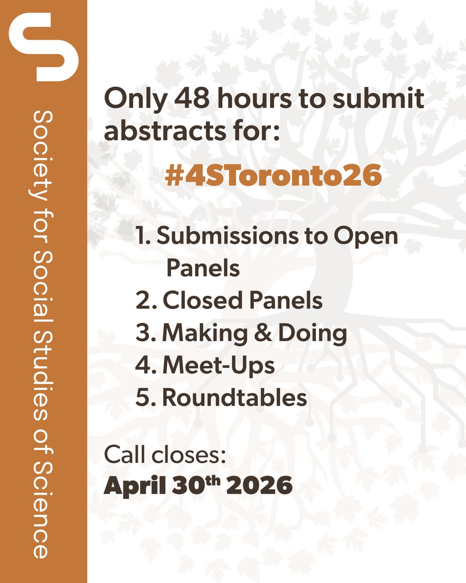 The Society for Social Studies of Science tweet media