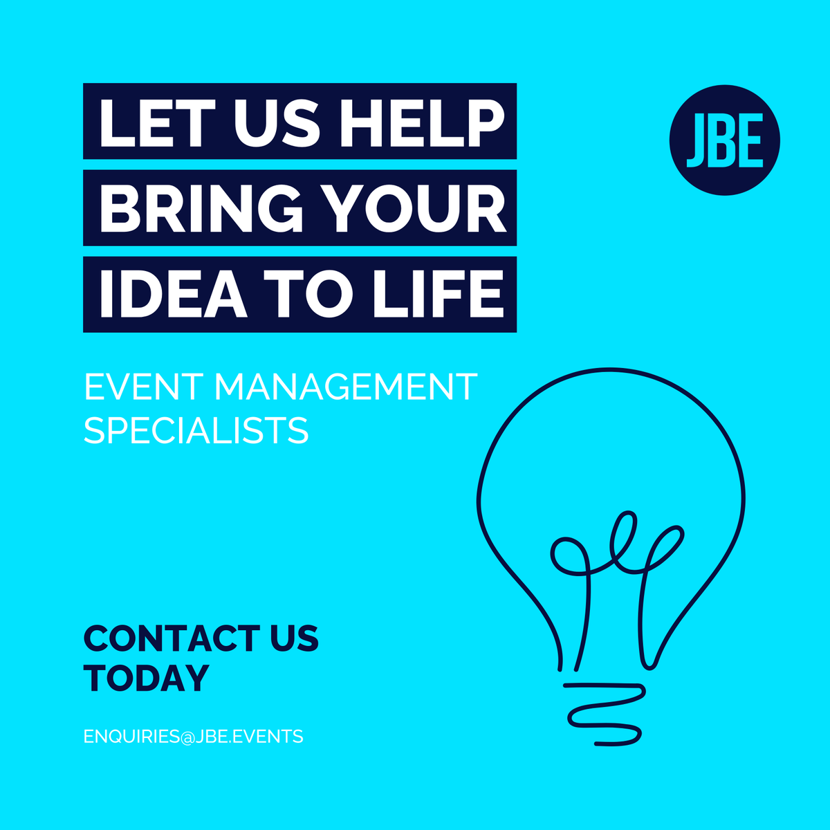 EventsWithJBE's tweet photo. Are you planning a unique event this year? 

If you have a strong idea but limited time and resources, we can help bring your bespoke event to life. From concept to delivery, we’ll help you make an impact.

Contact our team today >>> enquiries@jbe.events https://t.co/euTYsjwvzz