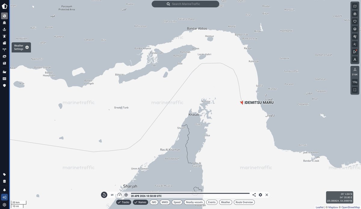 MarineTraffic tweet media