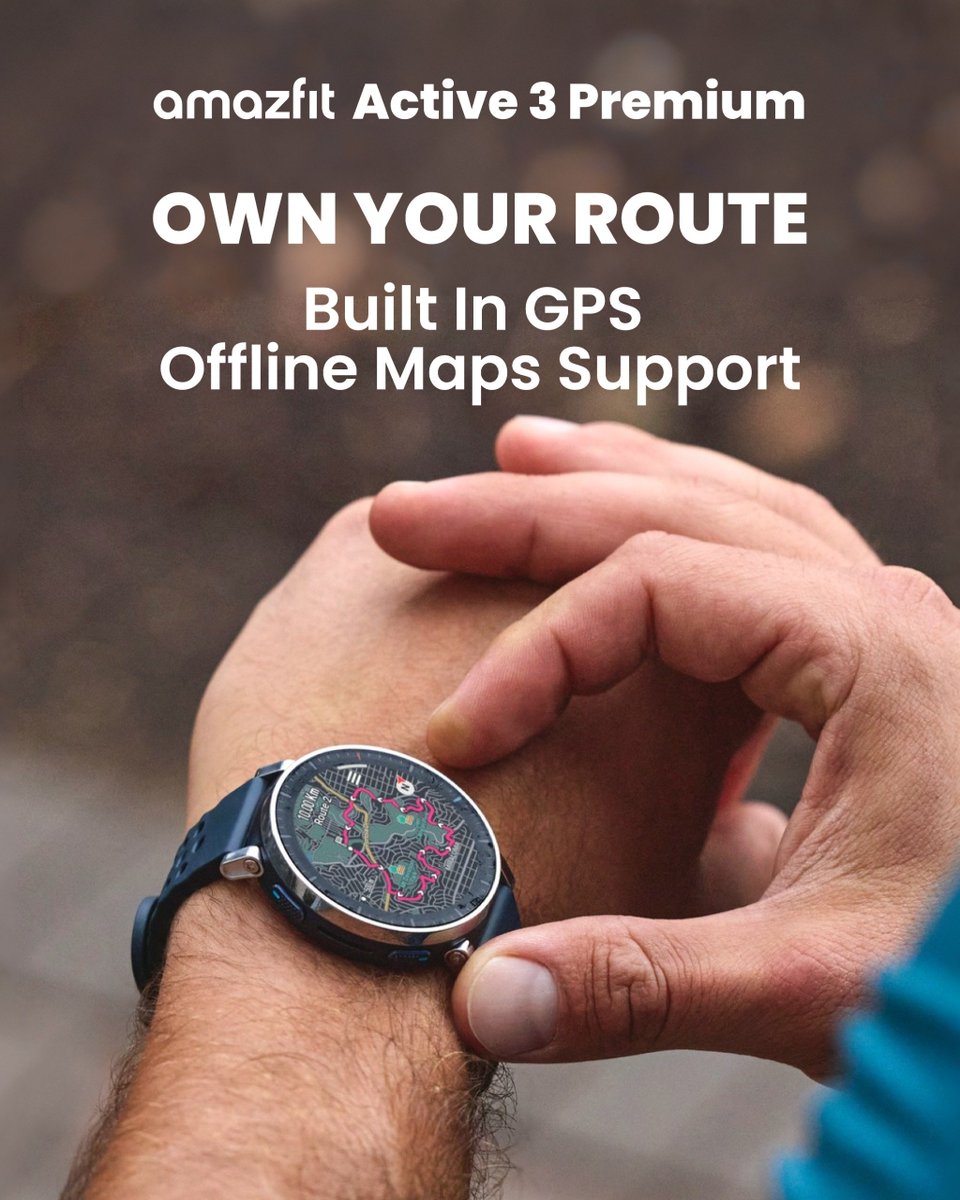 AmazfitIN's tweet image. Run smarter with the Amazfit Active 3 Premium. ⌚
Advanced metrics. Built-in GPS. Sapphire Glass AMOLED display. 12-day battery. Everything you need, nothing holding you back.
Now at ₹15,999 👉 amzn.in/d/09c6KPoT
#Active3Premium #Amazfit #SmartWatch