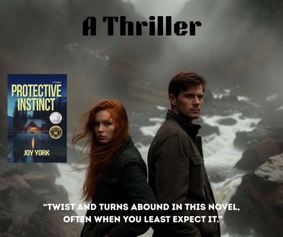 JoyYorkAuthor's tweet photo. Protective Instinct:A Thriller Joy York
Pops is dead. Everything Morgan thought she knew has shattered. 

Pops left her the ledger to protect her. Now it has put a target on her back.

A chance meeting with Sebastian has doubled the danger. Now they are both being hunted. 

#thrillerbooks
#bookstagram 

https://t.co/o8HAReXIxs