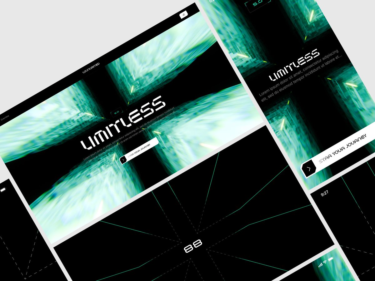 Lounxtar's tweet image. Tech Landing Page hero web design  infinite loop 3d animation

Aims to convey the visual imagery of technology and massive data.

#webdesign #uidesign #figma #3D